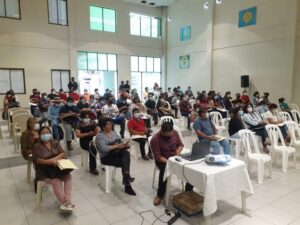 Brigadistas barriales con capacitados en técnicas de seguridad ciudadana