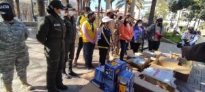 Gobernación entregó insumos a voluntarios que colaboran en la peregrinación a Chaguaya