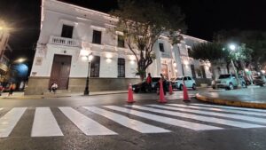 Alcaldía de Tarija reinició los trabajos de señalización de todas las calles de la ciudad
