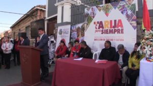 Alcalde Torres hace oficial el lanzamiento el lanzamiento de la fiesta gran de Tarija “San Roque”