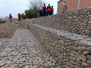 Alcaldía de Tarija entregara proyecto de gaviones y defensivos en el barrio Salamanca